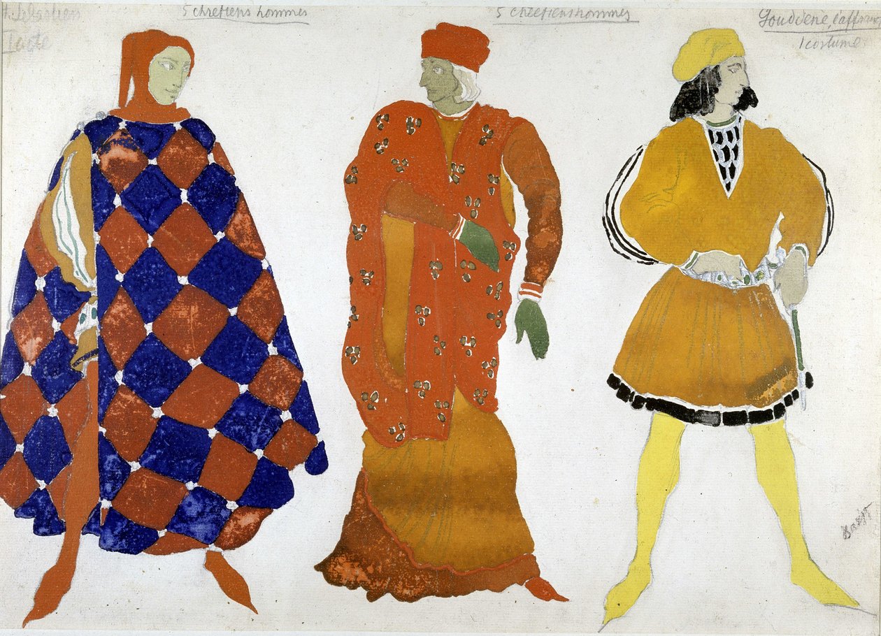 Bakst jelmez a „San Sebastian mártírjához” alkotó: Leon Bakst