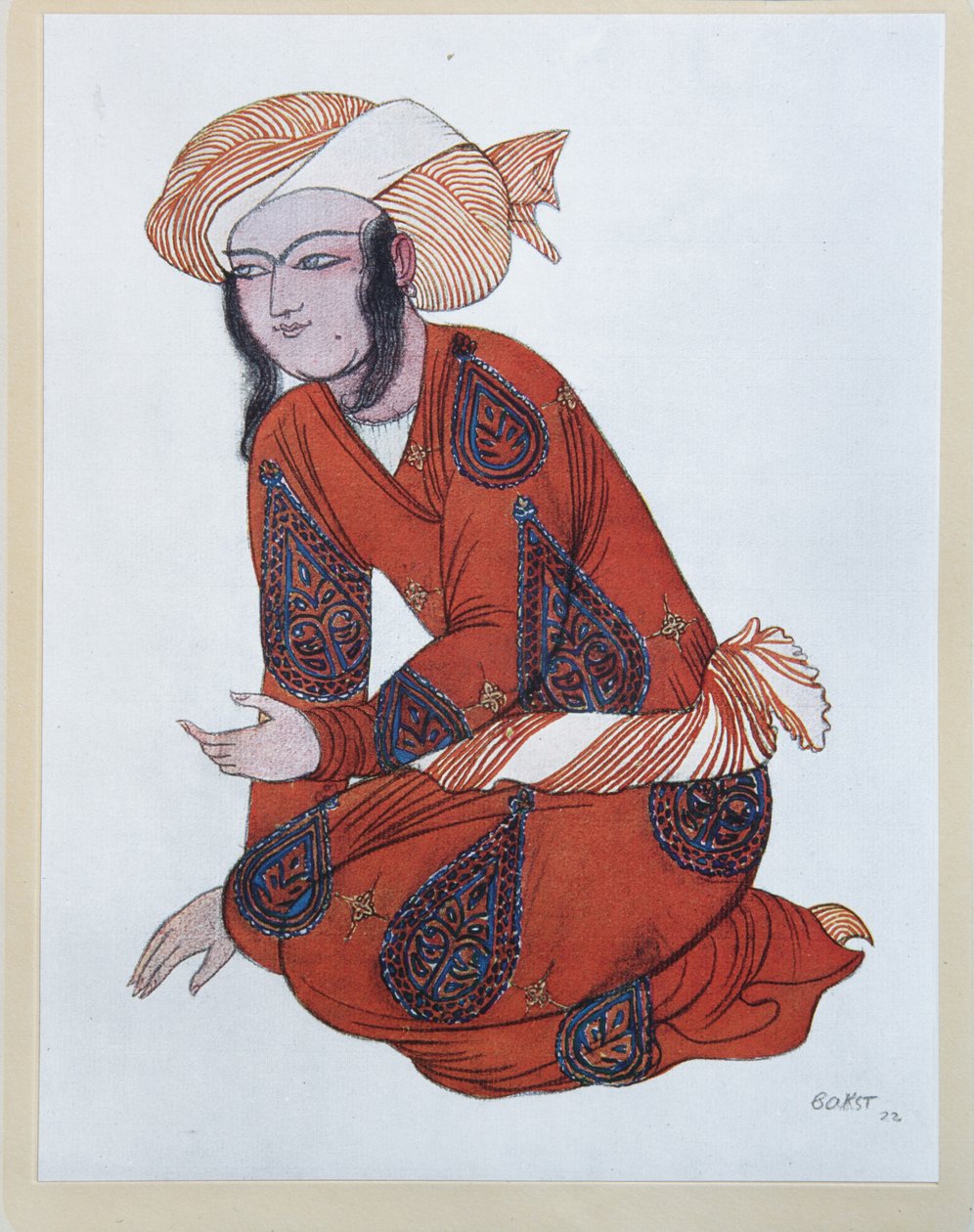 Jelmezterve N. Rimszkij-Korszakov Seherezade című balettjéhez, 1922 alkotó: Leon Bakst