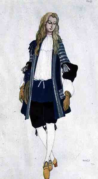 Jelmez a Kék Oldalhoz, az Aladdinból alkotó: Leon Bakst