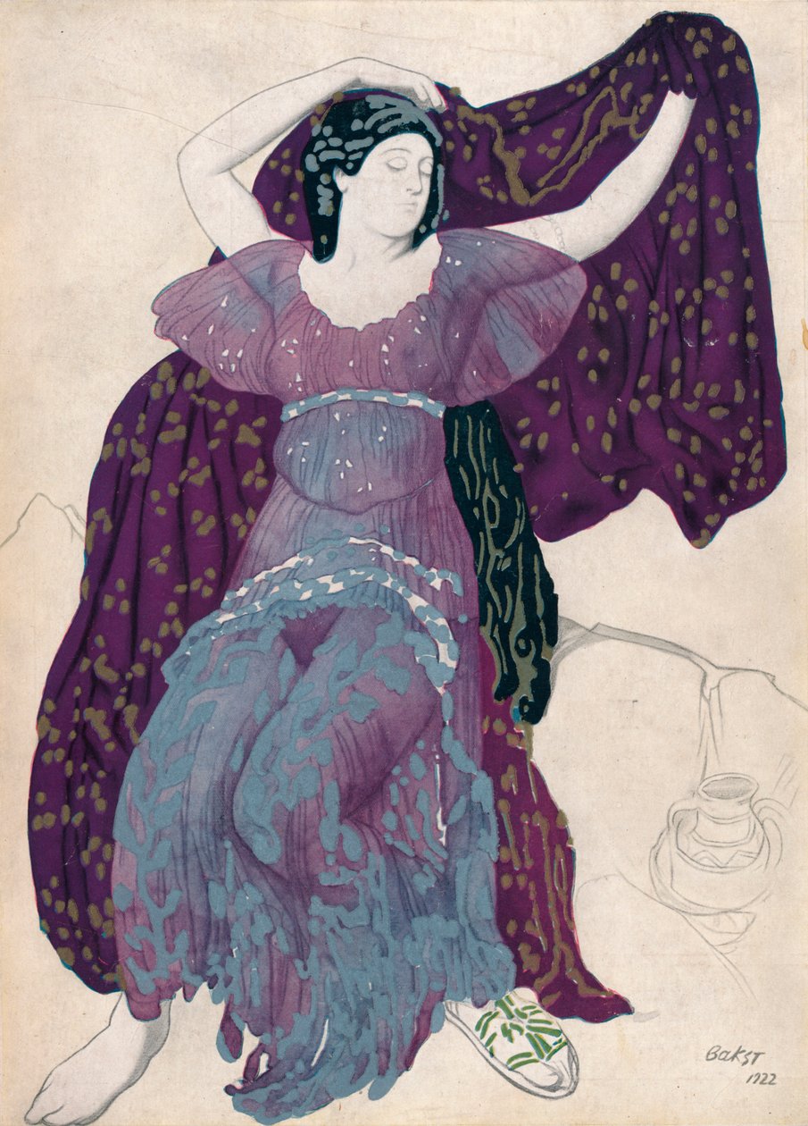 A visszhang elhagyva, 1922, 1923 alkotó: Leon Bakst