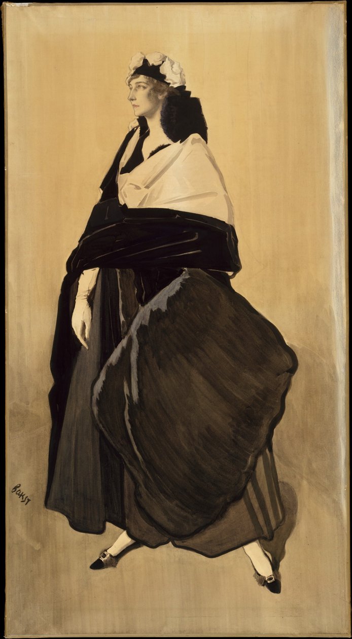 Ida Rubinstein, c. 1910 alkotó: Leon Bakst