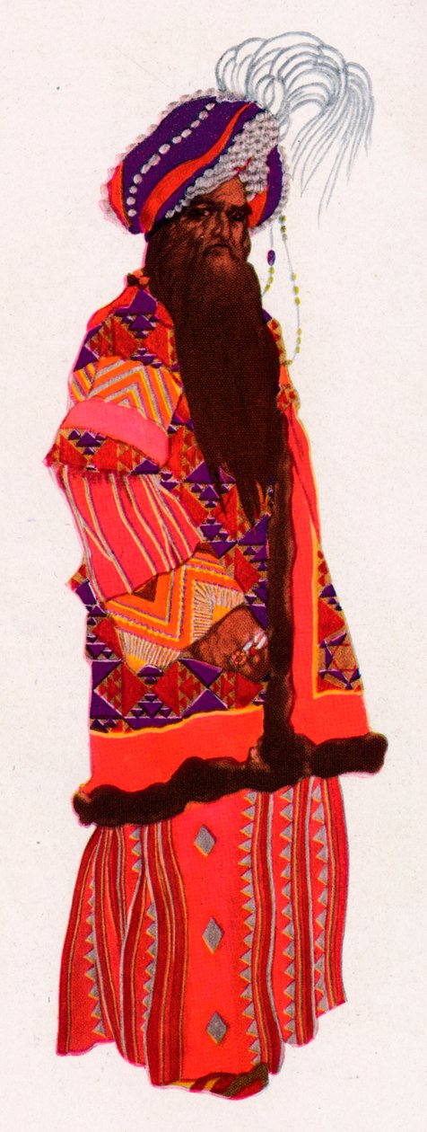 Le Sultan Samarcande, 1922, 1923 alkotó: Leon Bakst