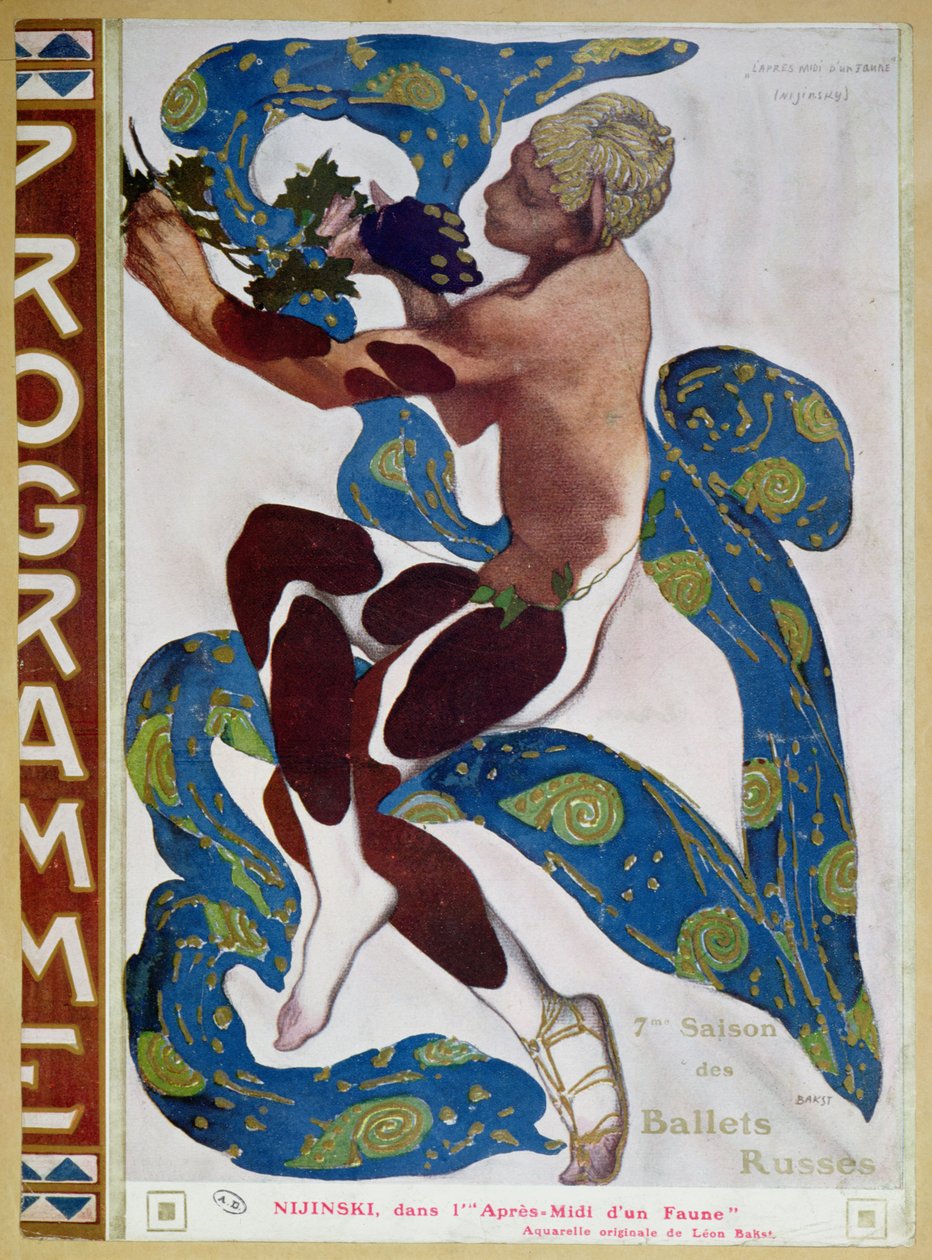 Nijinsky faun jelmeze a "L