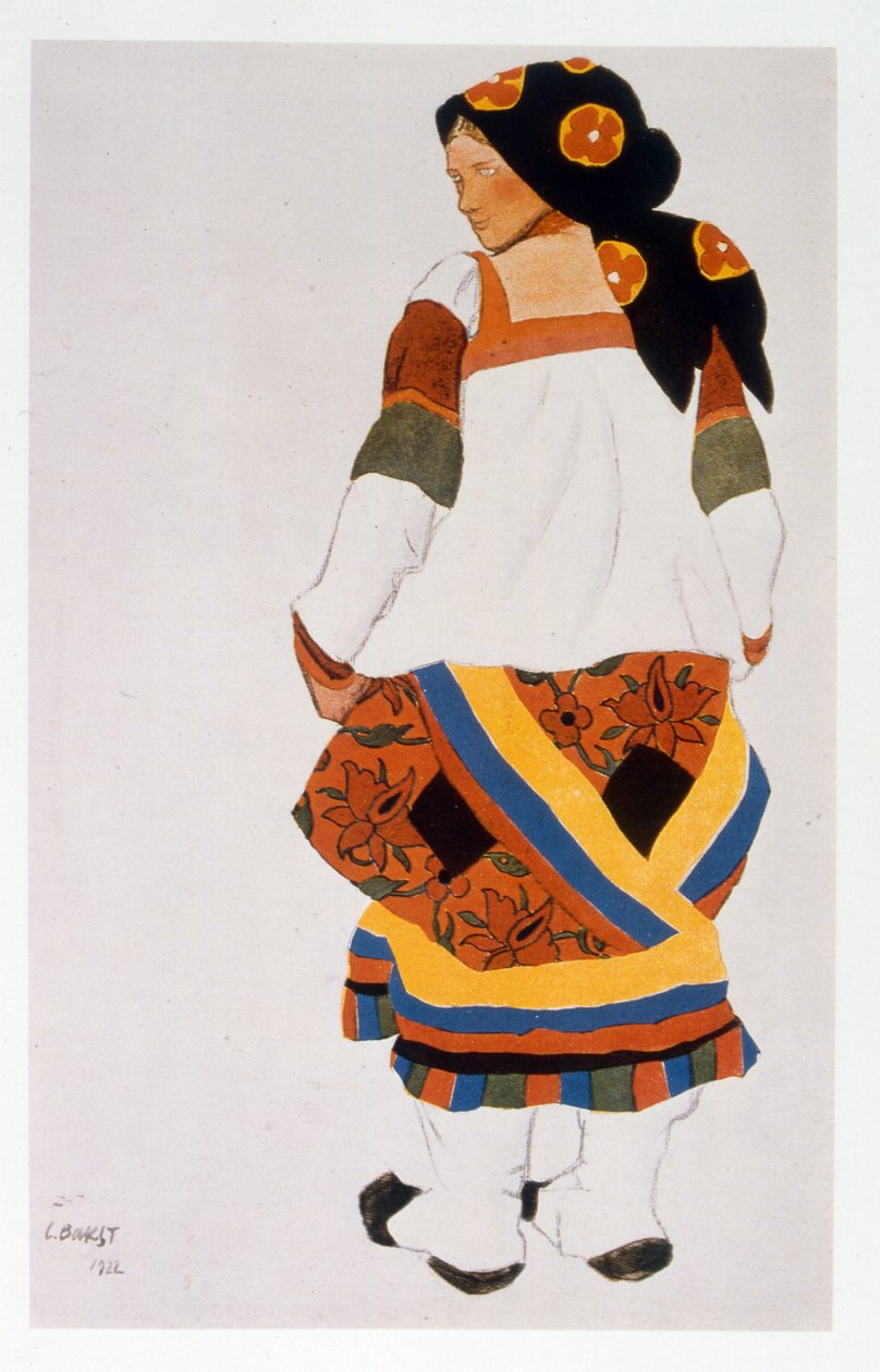 Parasztasszony alkotó: Leon Bakst