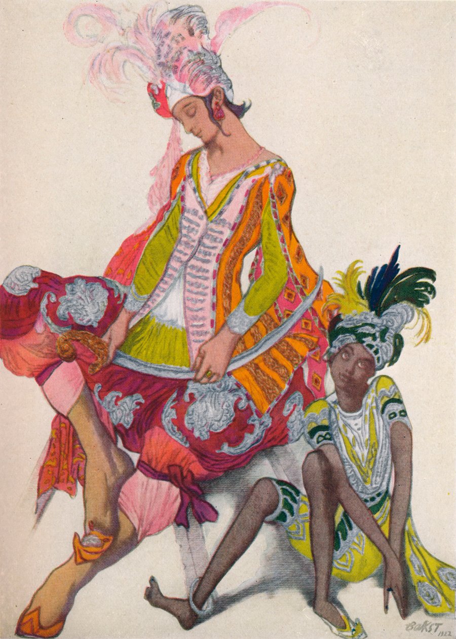 Prince and Slave Revant, 1922, 1923 alkotó: Leon Bakst