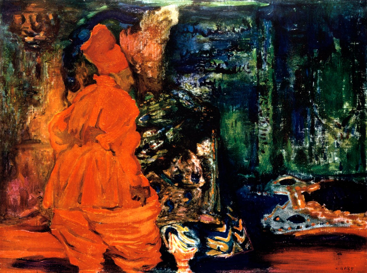 A hárem titka, balett díszlet, c1913 alkotó: Leon Bakst