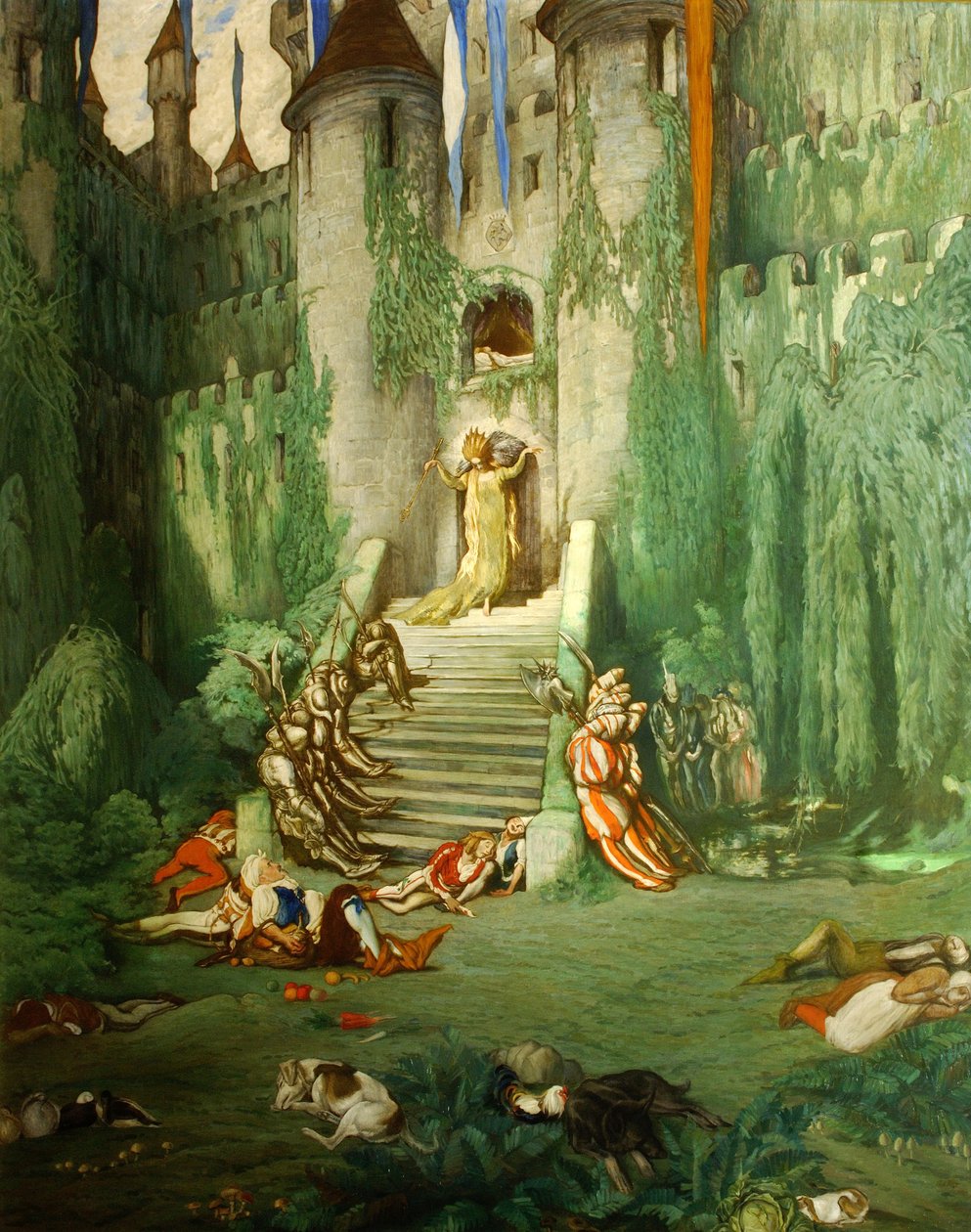 A Csipkerózsika, 1913-1922 alkotó: Leon Bakst