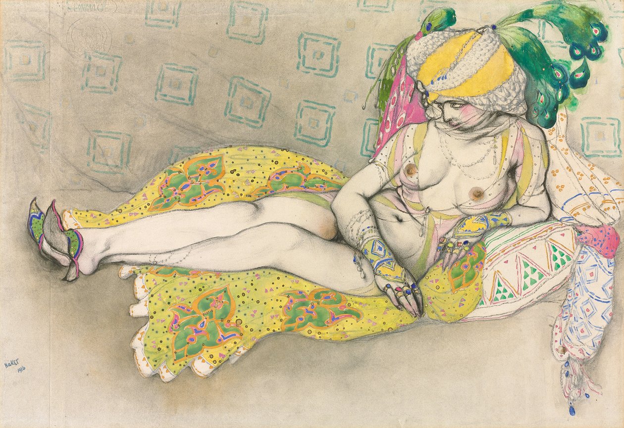 A sárga szultána, 1916 alkotó: Leon Bakst