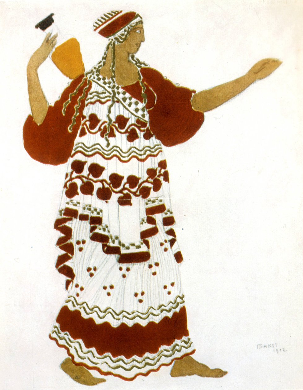 Claude Debussy fauna délutánja, Léon Bakst jelmeze alkotó: Leon Bakst