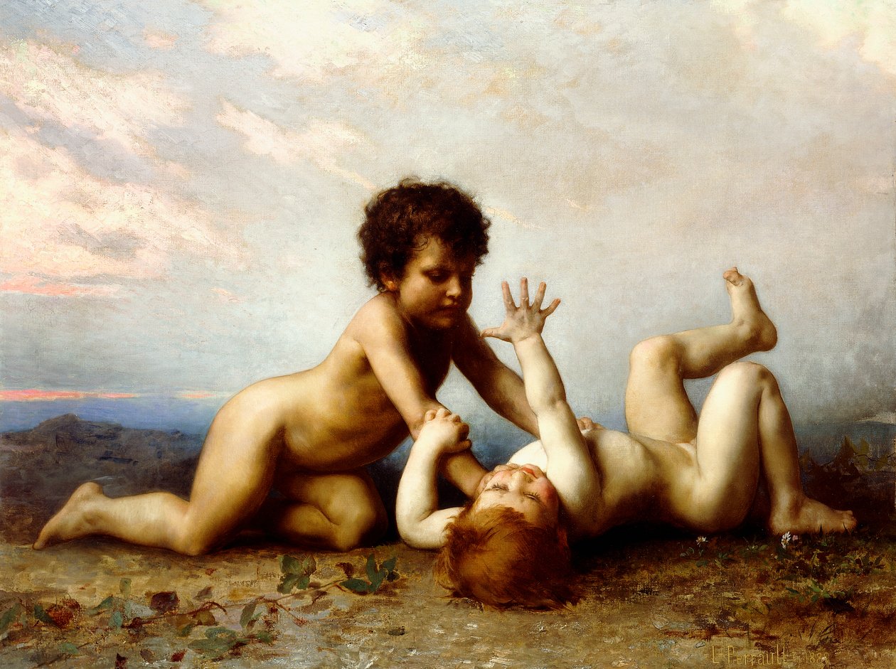 Battlering Boys, 1889 alkotó: Leon Bazile Perrault