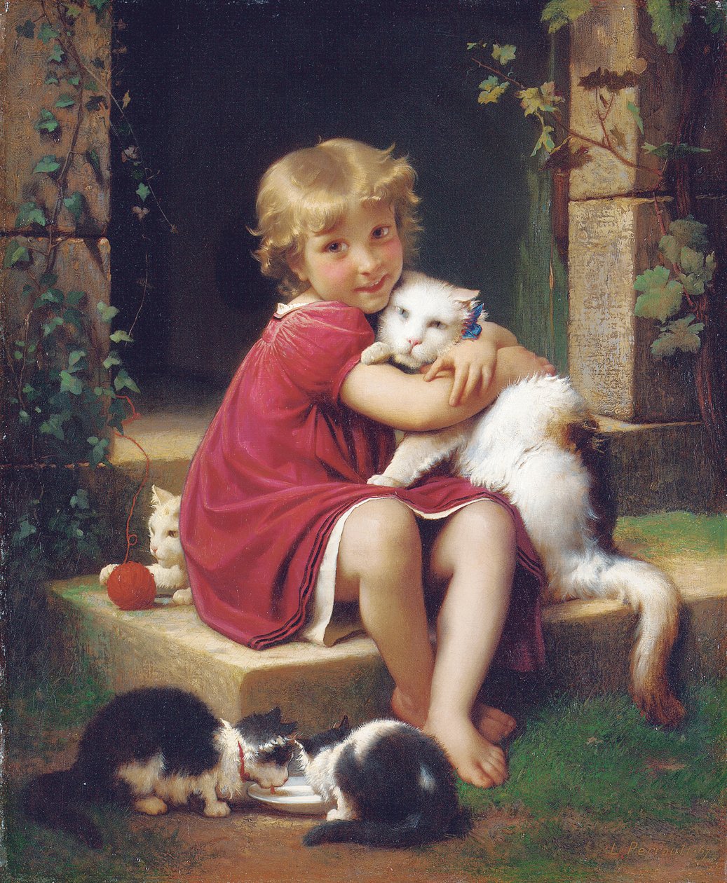 Kedvenc házi kedvence, 1867 alkotó: Leon Bazile Perrault