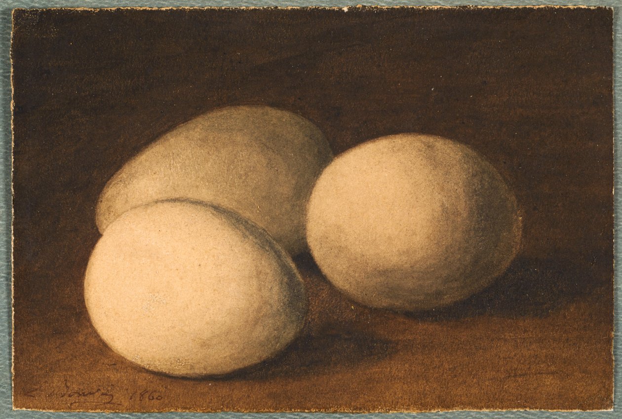 Drei Eier (Trois oeufs) alkotó: Léon Bonvin