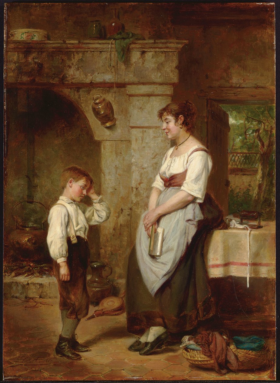 A lecke, 1887 alkotó: Leon Caille