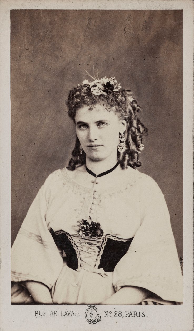 Christine Nilsson portréja 1843-1921. alkotó: Leon Cremiere
