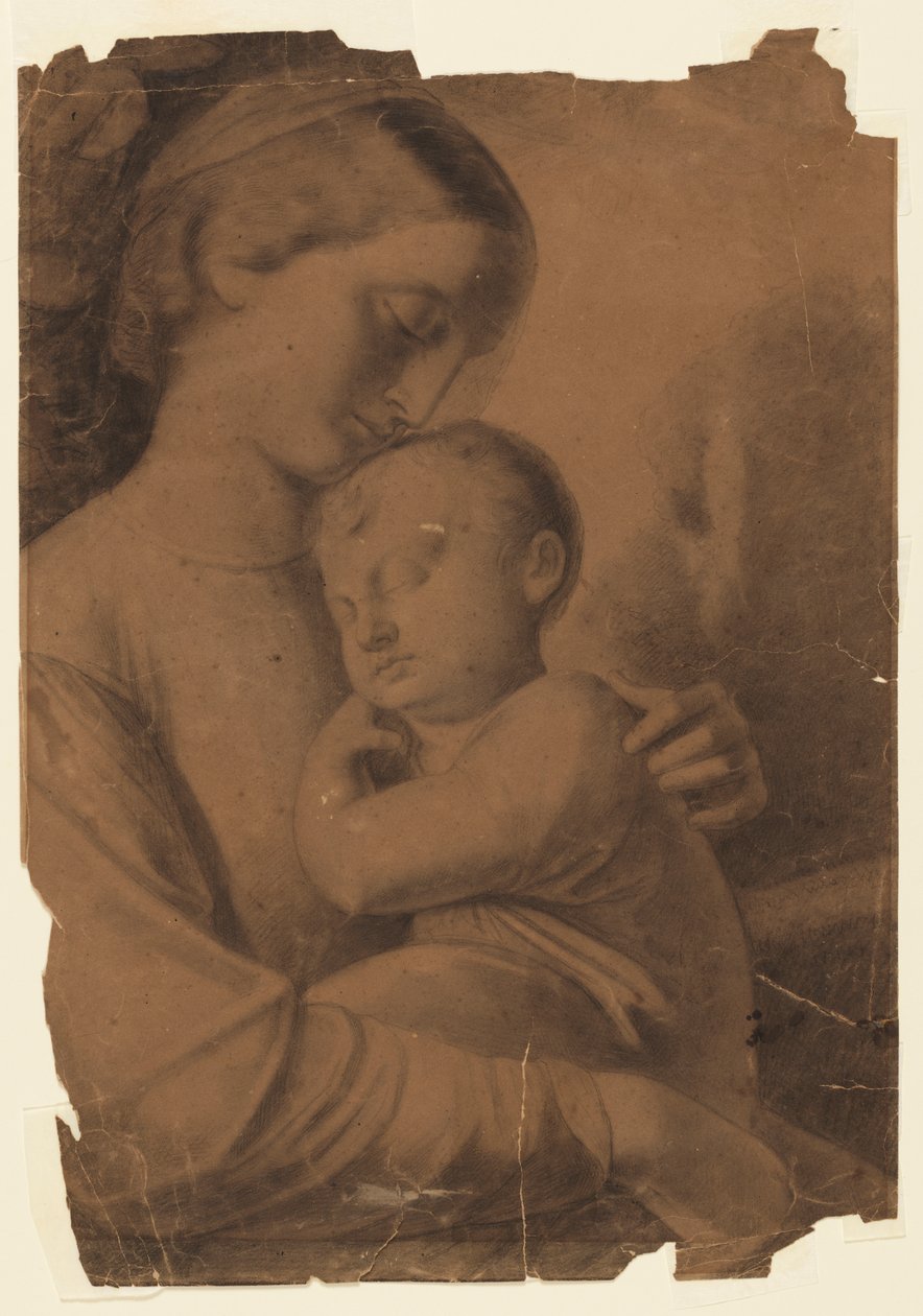 Madonna és gyermeke alkotó: Leon Dabo