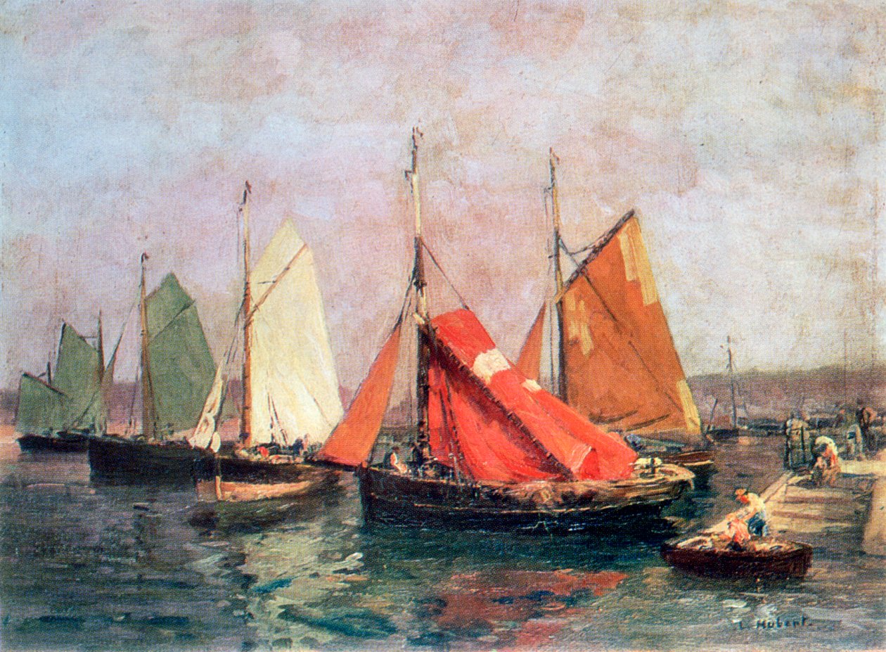 Breton tengerpartja, 1907-1915 alkotó: Leon Hubert