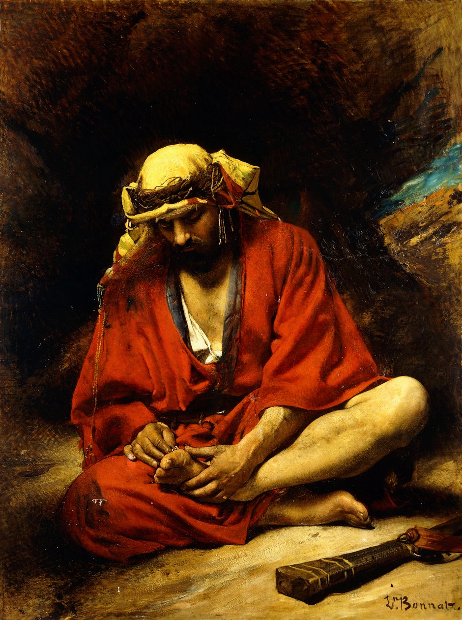 Egy arab kitép egy tövist a lábából, alkotó: Leon Joseph Florentin Bonnat