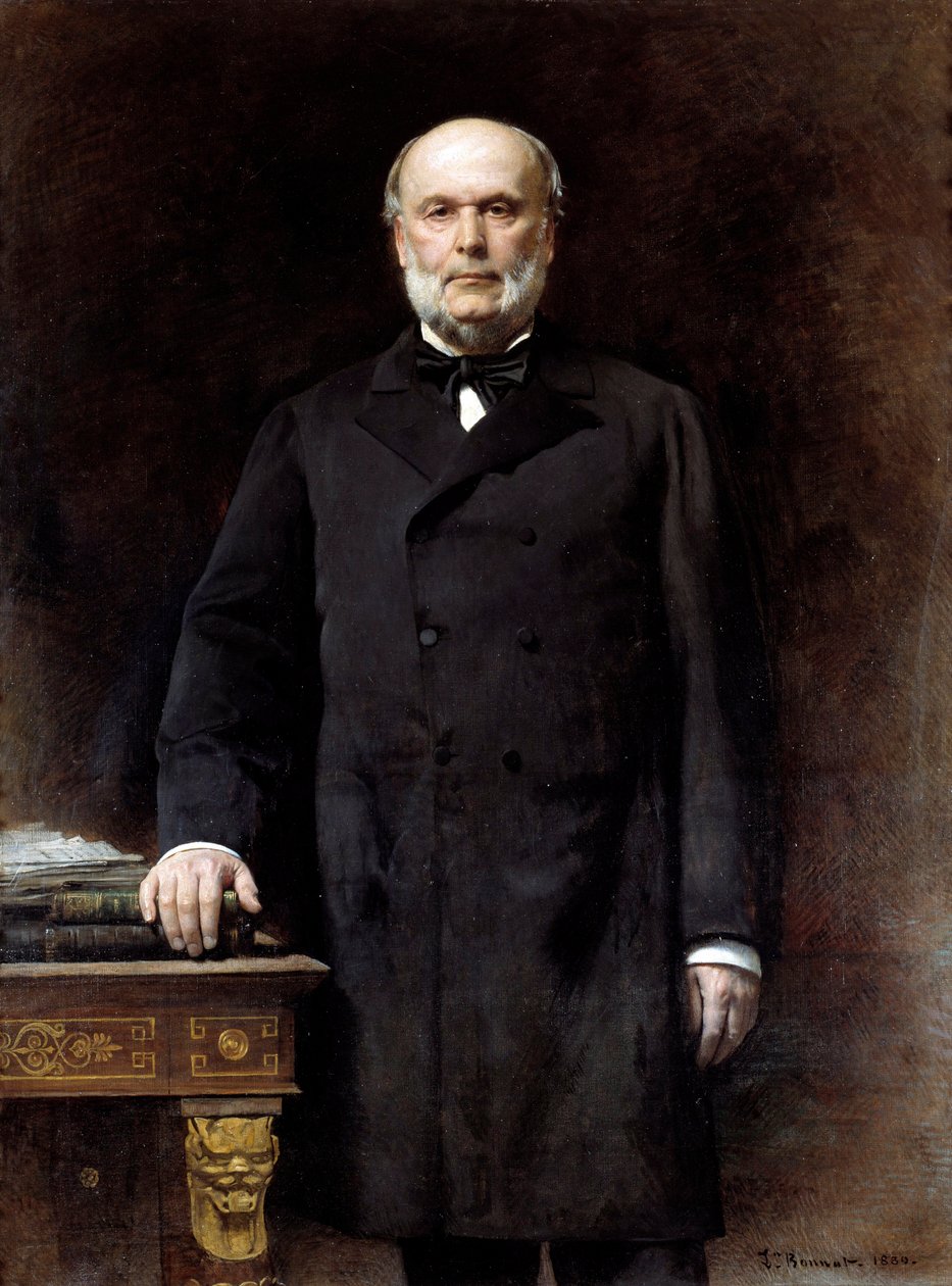 Jules Grevy (1807-1891) köztársasági elnök portréja Leon Joseph Bonnat (1833-1922) festménye 1880 V. 1,52x1,16 m Párizs, Musee d