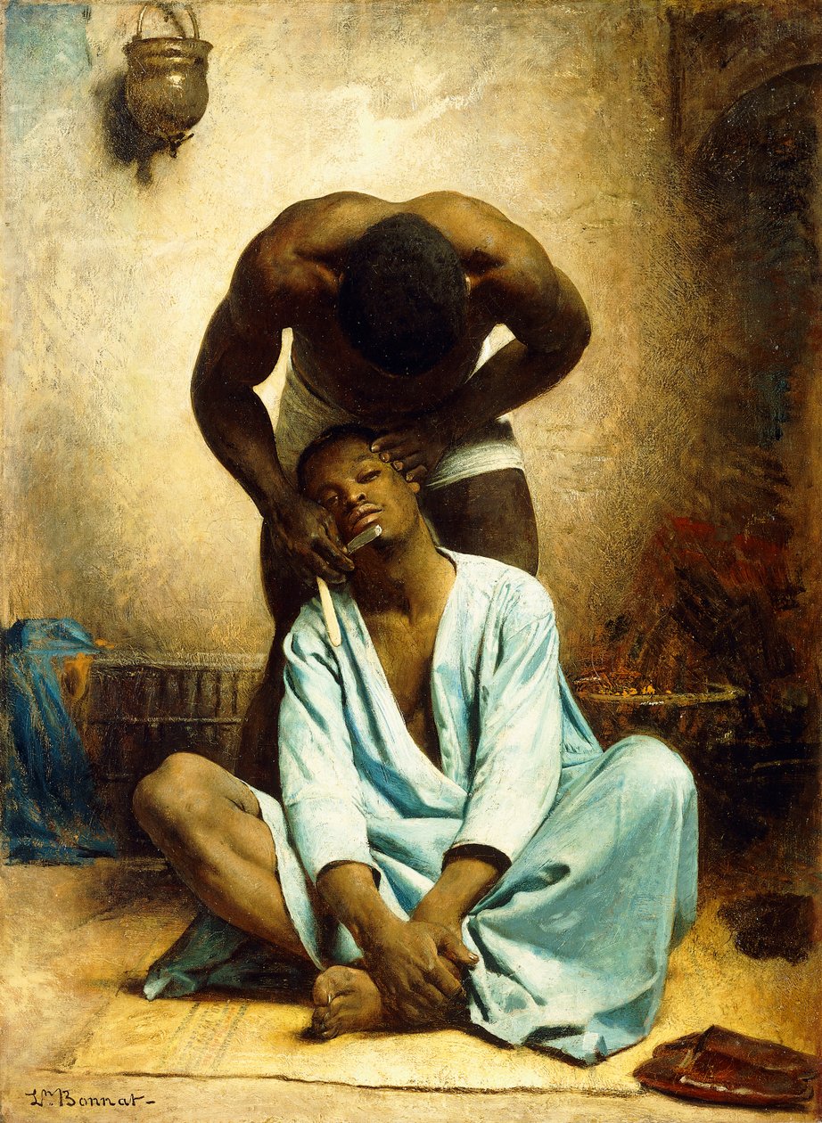 A szuezi borbély, alkotó: Leon Joseph Florentin Bonnat