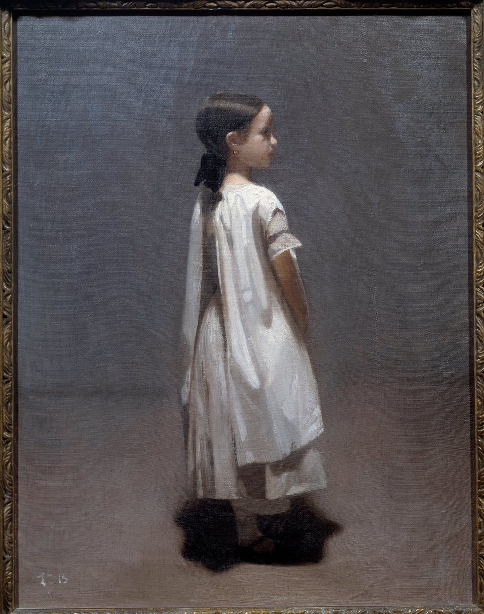 A művész 7-8 év körüli kishúga Leon Joseph Bonnat (1833-1922) festménye 1850 V. 0,35x0,27 m Bayonne, Musee Bonnat alkotó: Leon Joseph Florentin Bonnat