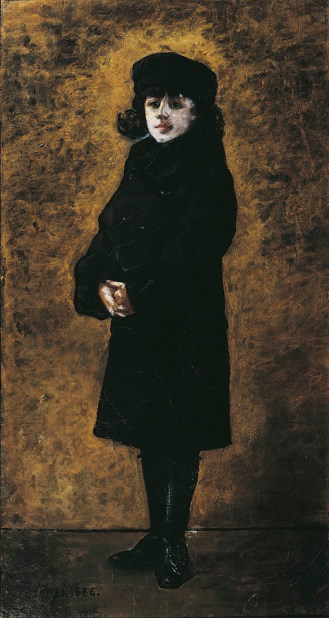 Maurice Ravel (1875-1937) portréja 2 évesen alkotó: Leon Louis Tanzi