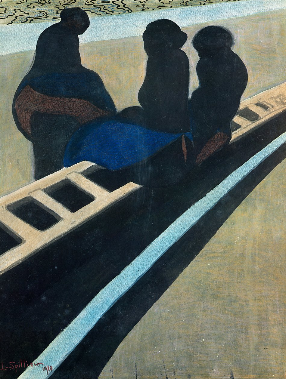 Halászfeleségek a rakparton alkotó: Leon Spilliaert