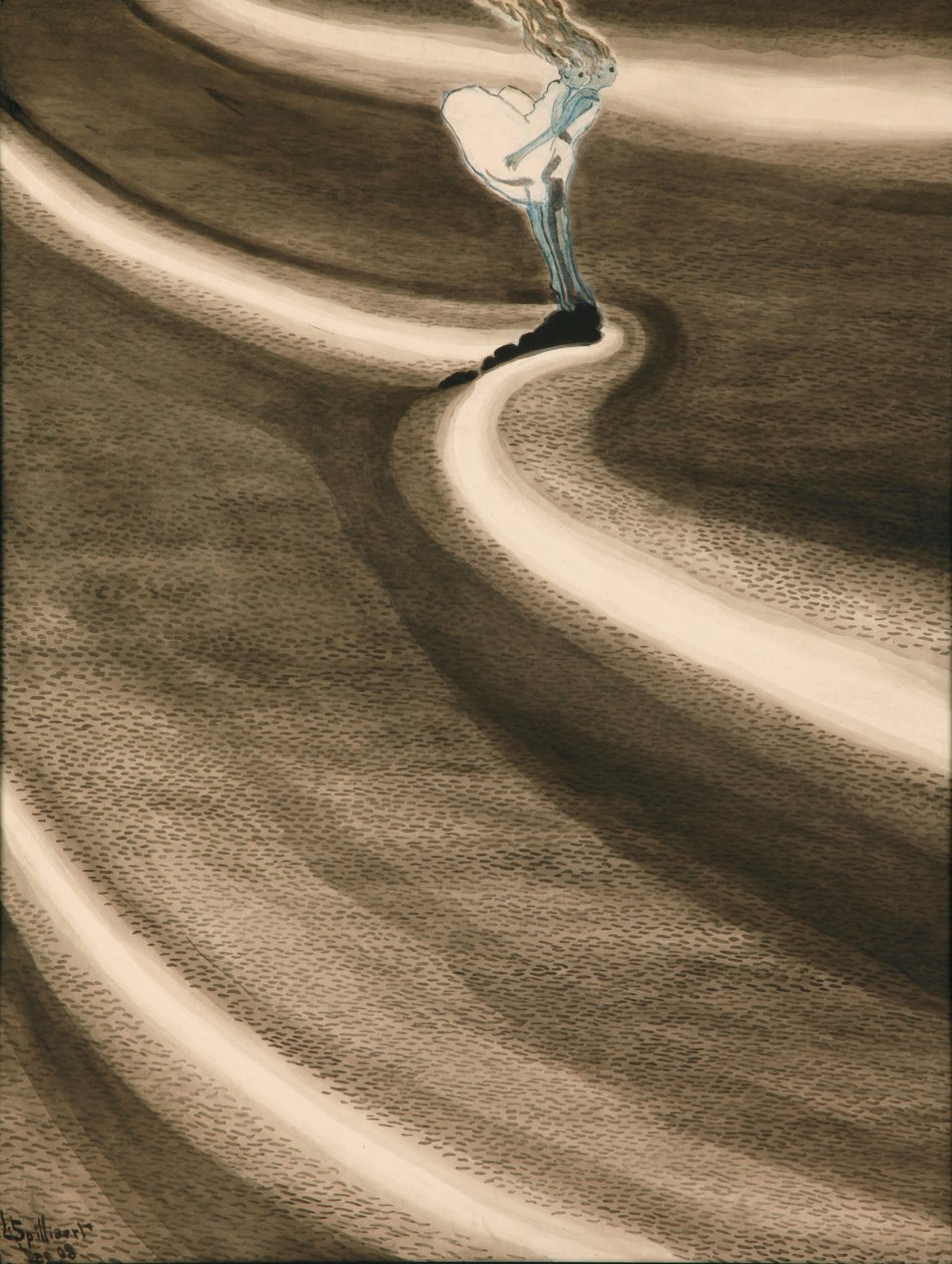 Girls at the Waves; Lányok a hullám előtt alkotó: Leon Spilliaert