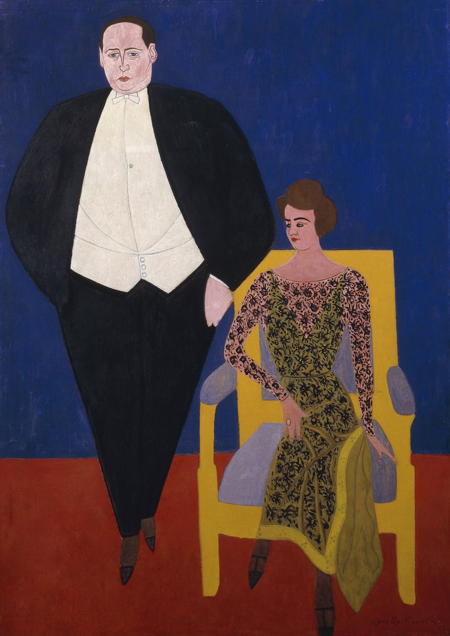 PG van Hecke és Norine; PG van Hecke és Norine alkotó: Leon Spilliaert
