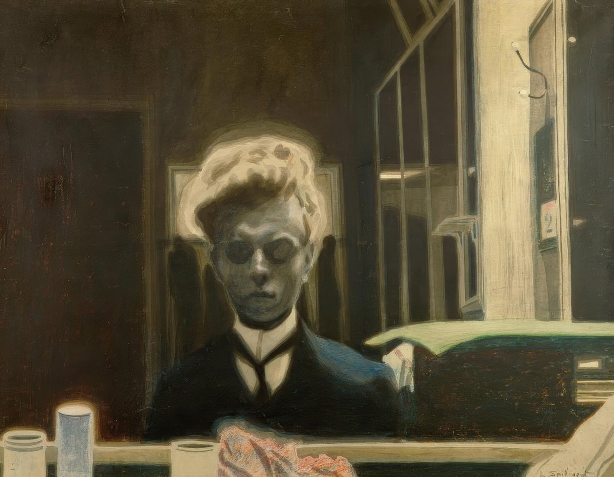 Önarckép alkotó: Leon Spilliaert