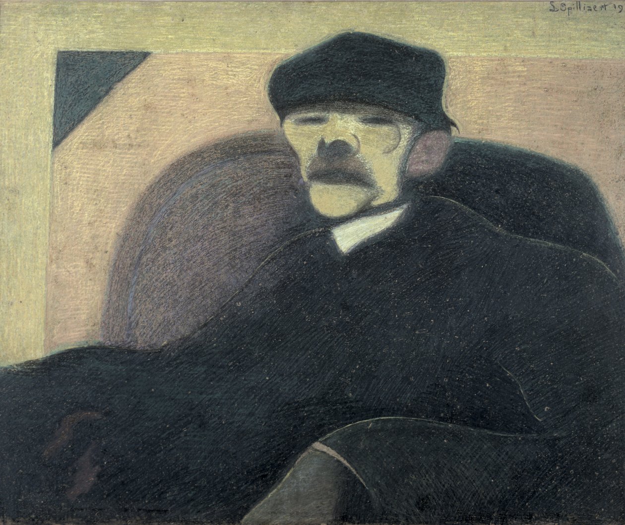 A vörös fülű ember, Gorkij portréja alkotó: Leon Spilliaert