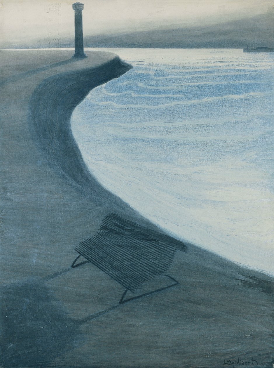 The Seafront, Ostend; La Digue de Mer, Ostend alkotó: Leon Spilliaert