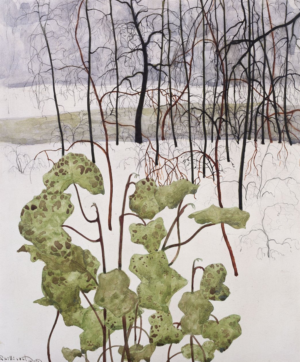Téli táj alkotó: Leon Spilliaert