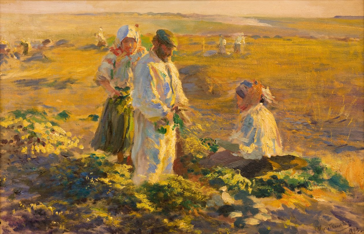 Répa-emelő alkotó: Leon Wyczolkowski