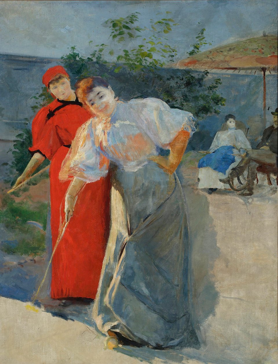 A krokett játéka, 1892-1895. alkotó: Leon Wyczolkowski