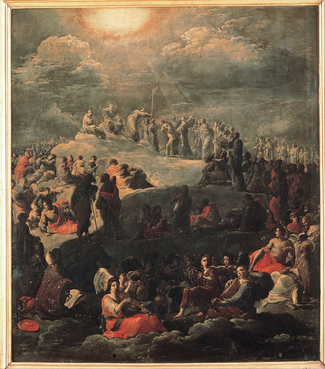 A Szent Kereszt megdicsőítése alkotó: Leonaert Bramer