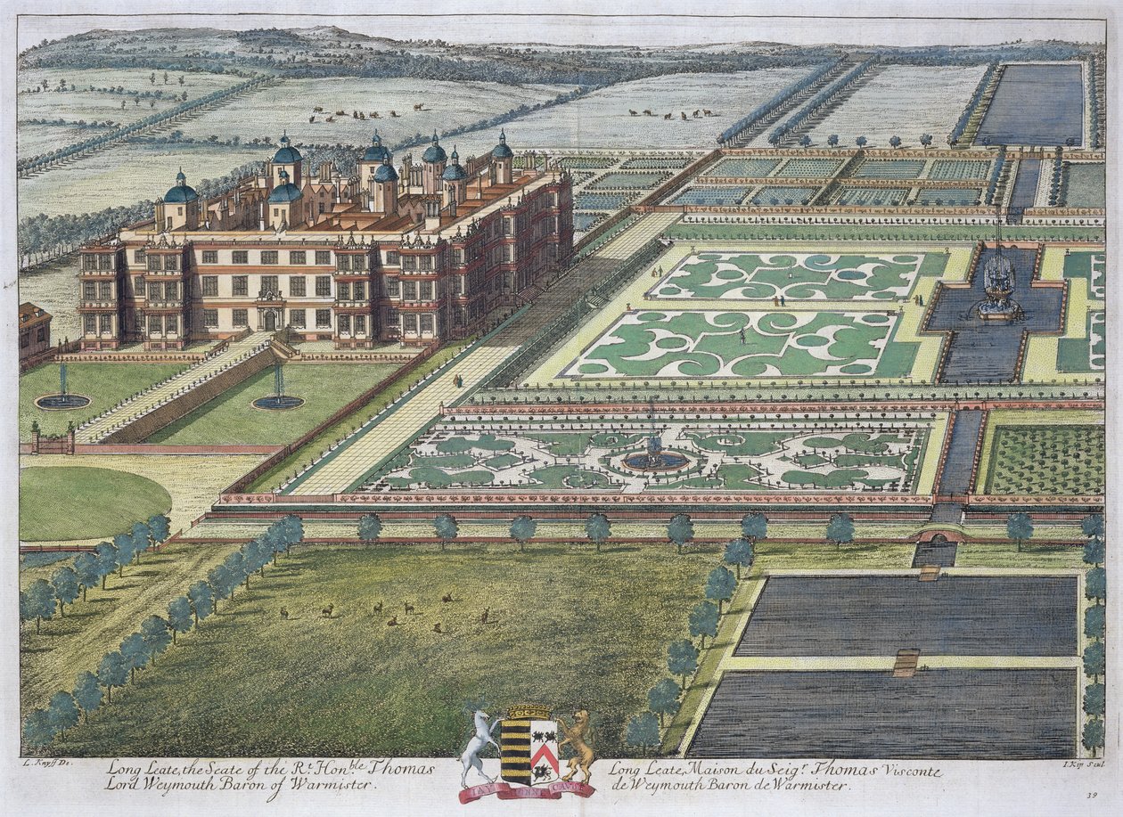Johannes Kip által metszett Long Leate (1652-1722 körül) alkotó: Leonard Knyff