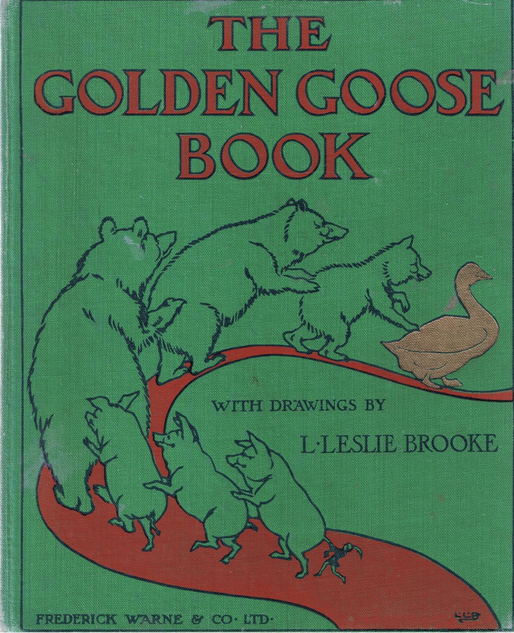 Címlap : Az aranylúd könyve alkotó: Leonard Leslie Brooke