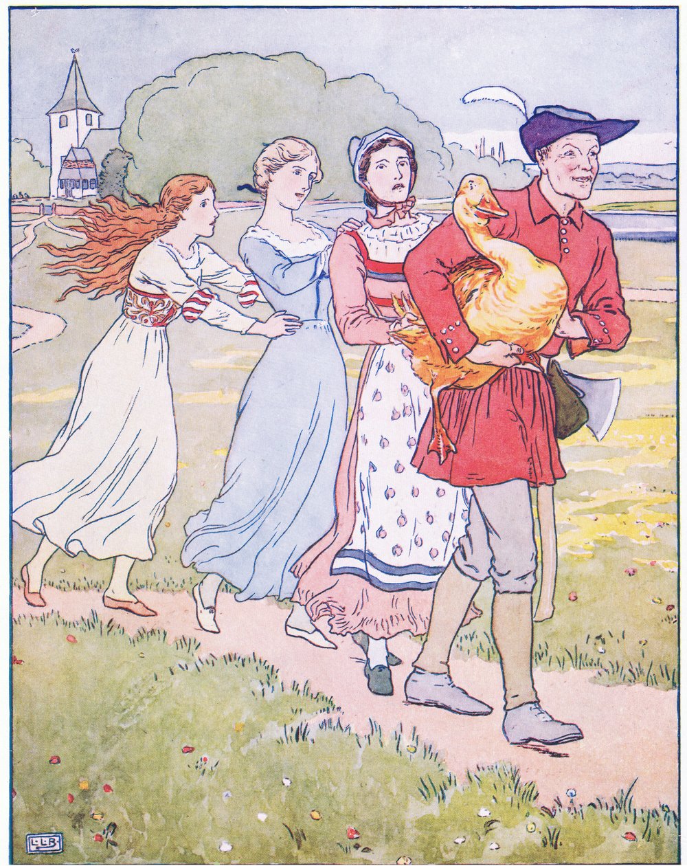 Simpleton a hóna alá vette a libát alkotó: Leonard Leslie Brooke