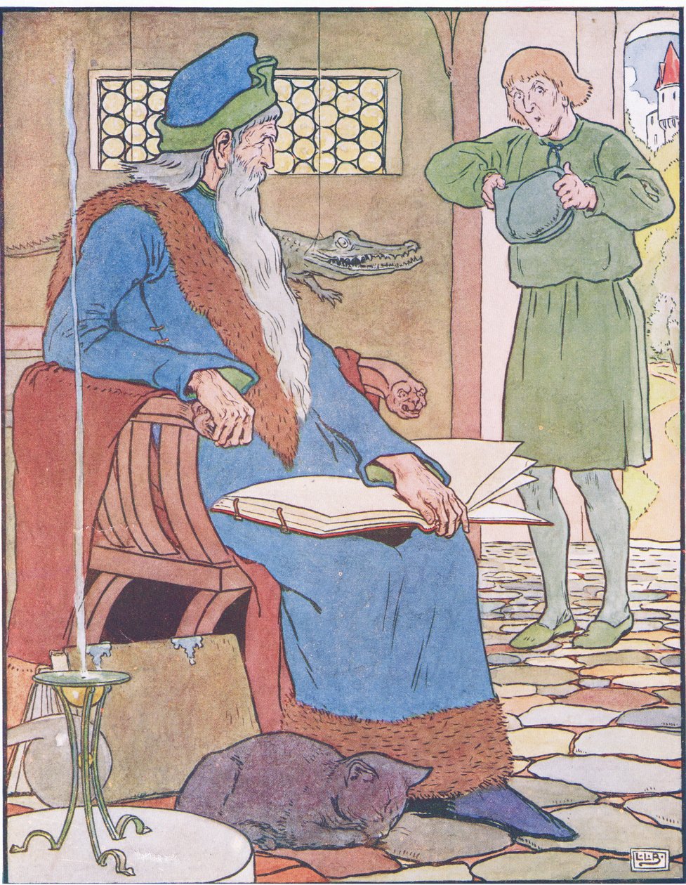 A szántóvető találkozik Merlinnel alkotó: Leonard Leslie Brooke