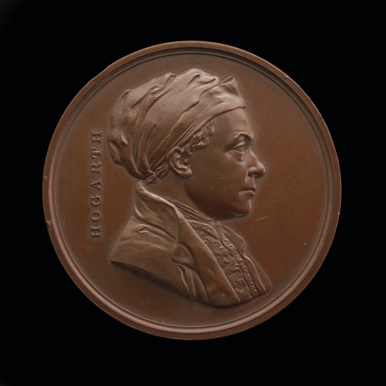 William Hogarth, 1697-1764, festő [előlap], 1848. alkotó: Leonard Charles Wyon