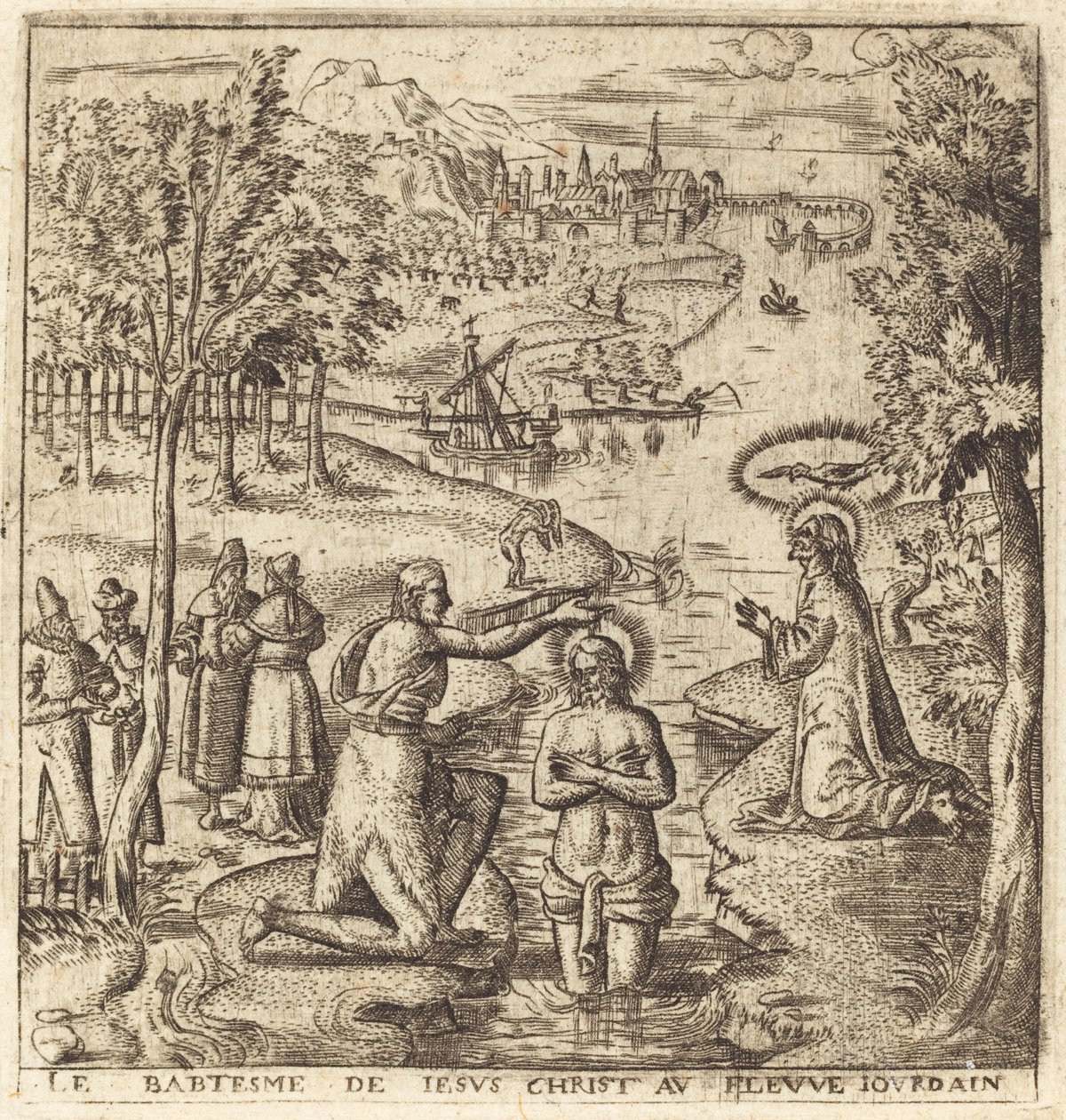 Krisztus keresztsége alkotó: Leonard Gaultier