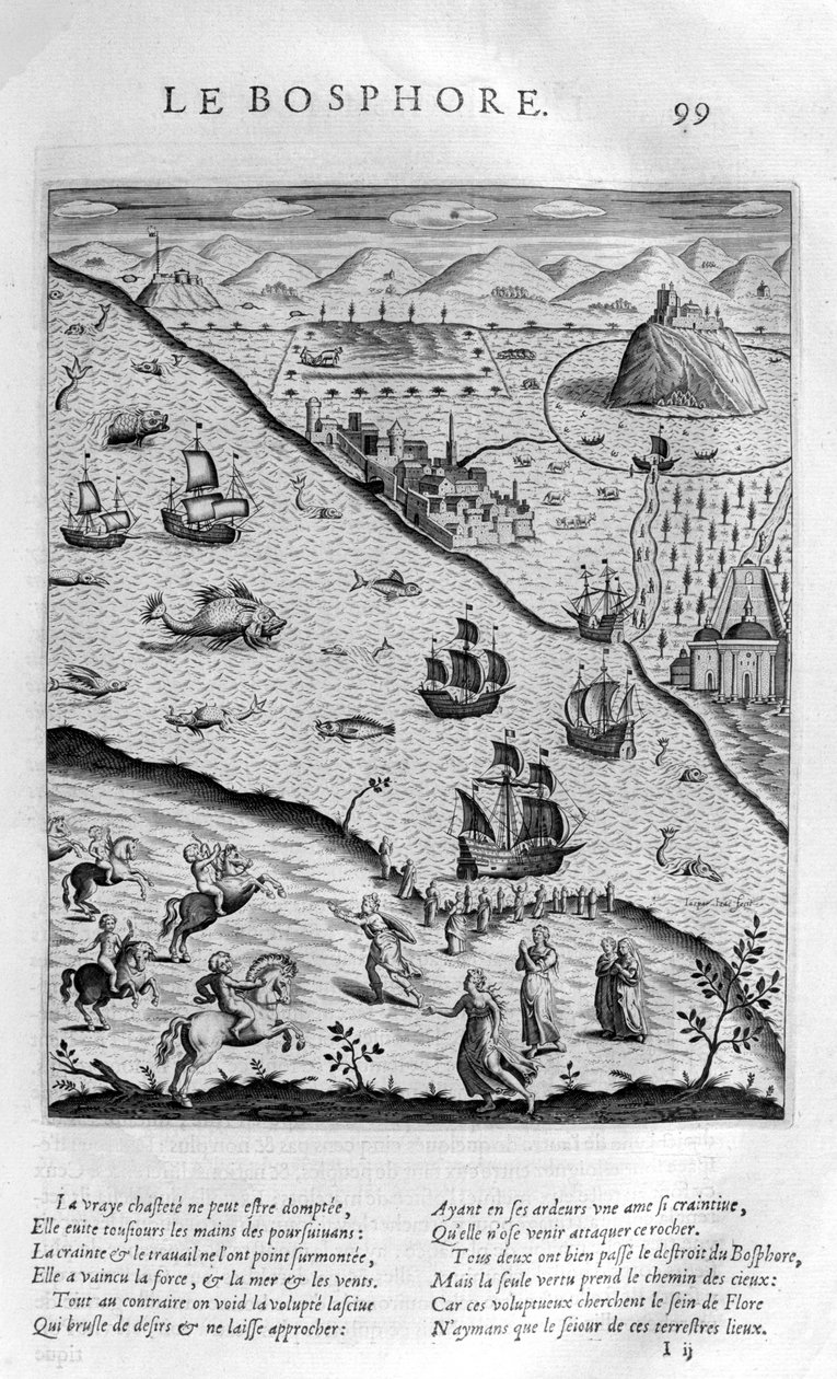 A Boszporusz vagy Boszporusz, 1615 alkotó: Leonard Gaultier