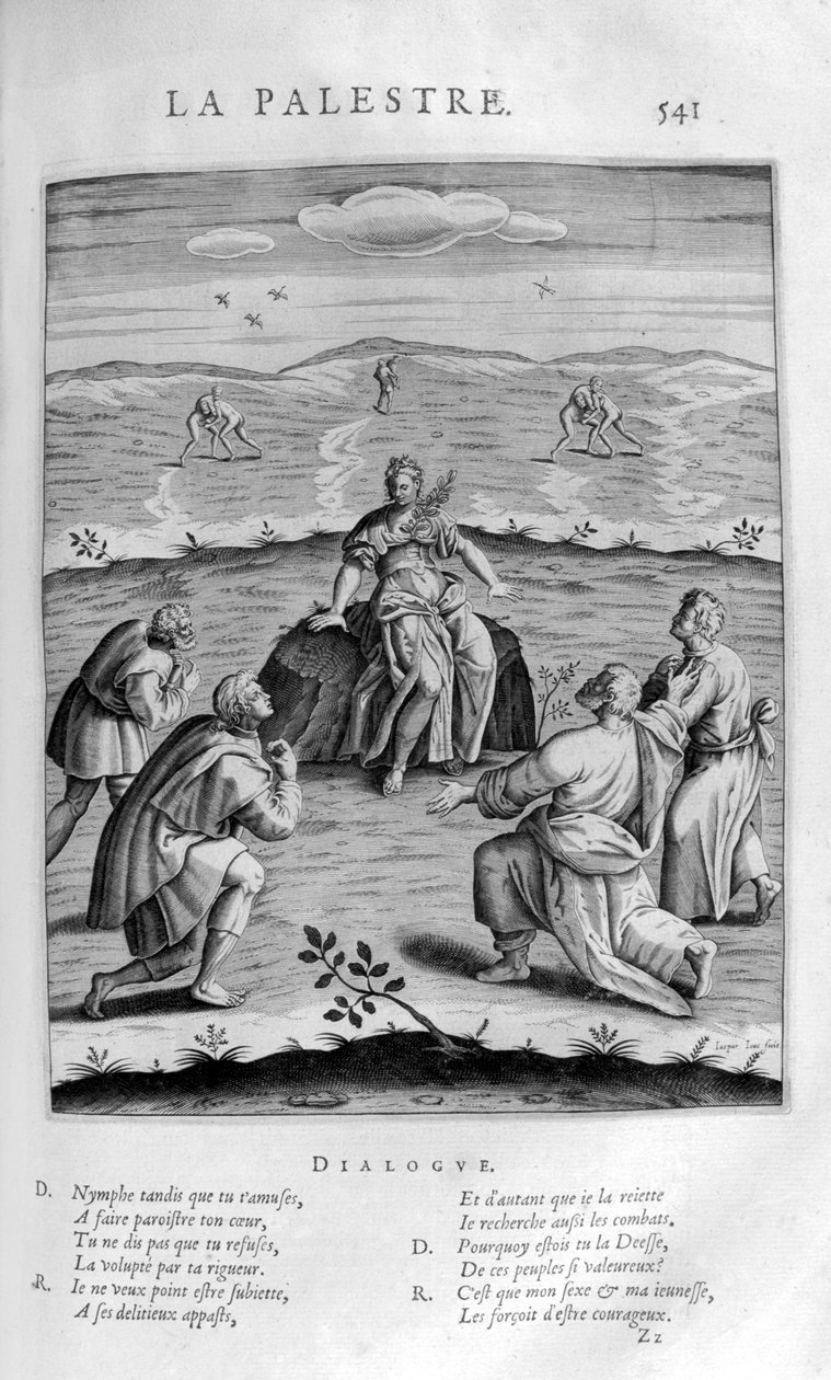 Palesztra, 1615 alkotó: Leonard Gaultier