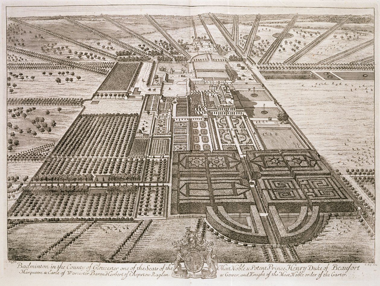 Tollaslabdaház Gloucester megyében, vésette Johannes Kip (kb. 1652-1722) (lásd még: 192764) alkotó: Leonard Knyff