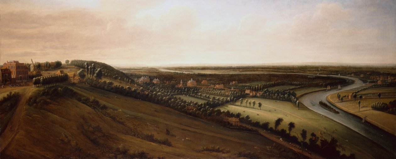 Kilátás a Richmond Hill oldaláról az Earl of Rochester