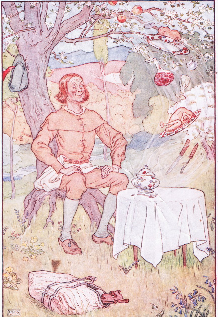 Piros kabát vagy az orrfa, 1920-as évek alkotó: Leonard Leslie Brooke