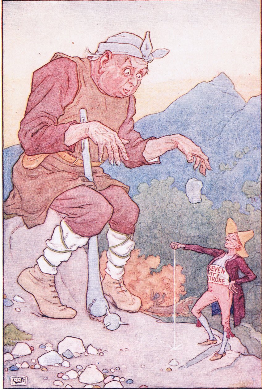 Az óriás és a szabó: A bátor kis szabó, 1920-as évek alkotó: Leonard Leslie Brooke