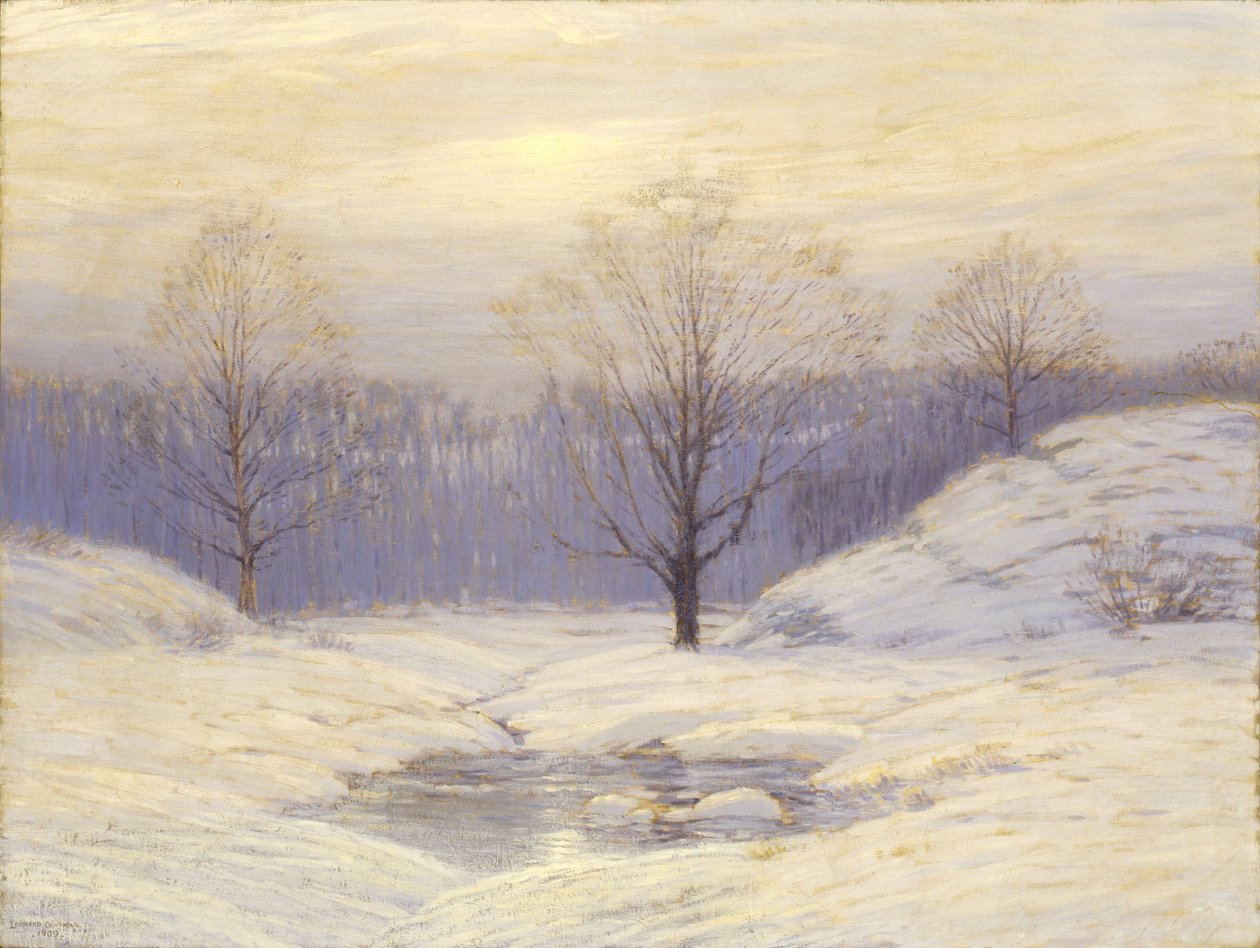 Reggeli köd, 1909. alkotó: Leonard Ochtman