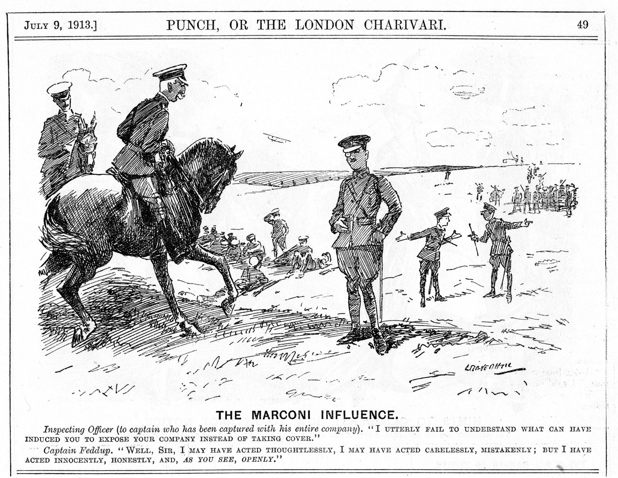 Marconi részvények botránya, 1913 alkotó: Leonard Raven Hill