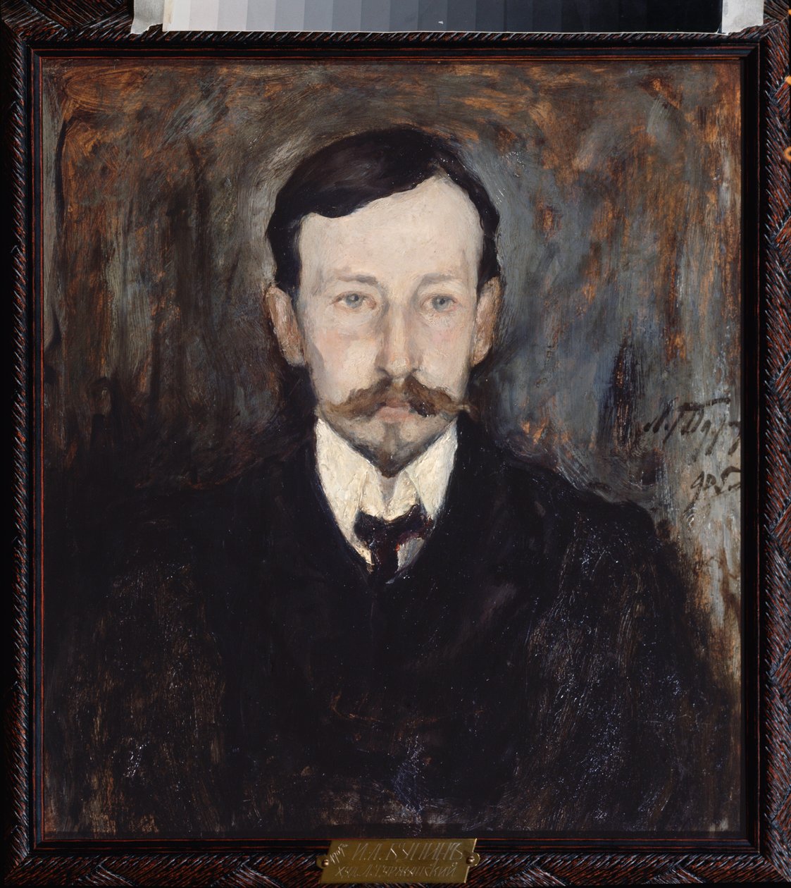 Ivan A Bunin szerző portréja (Ivan A Bunin szerző portréja) - Leonard Viktorovics Turzhansky (1875-1945) festménye, olaj, vászon alkotó: Leonard Viktorovich Turzhansky